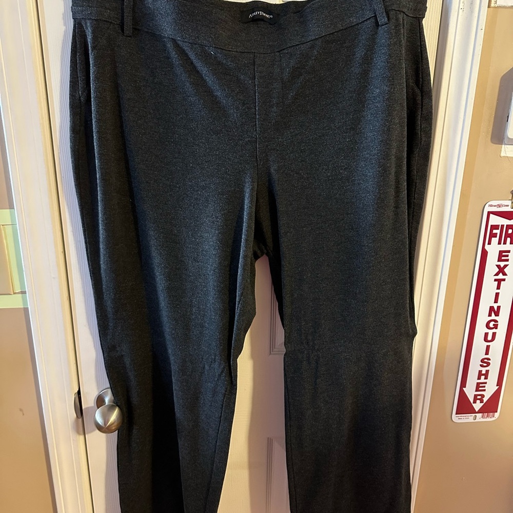 Ashley Stewart Dark Gray Trousers